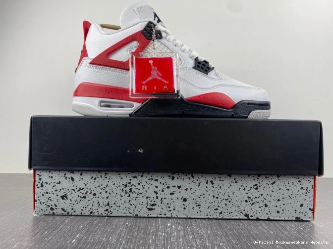 Official Maikesneakers DH6927-161 Red Jordan 4 Cement Air 0714